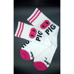 Sk8erboy Chaussettes blanches HORNY PIG Sk8erboy
